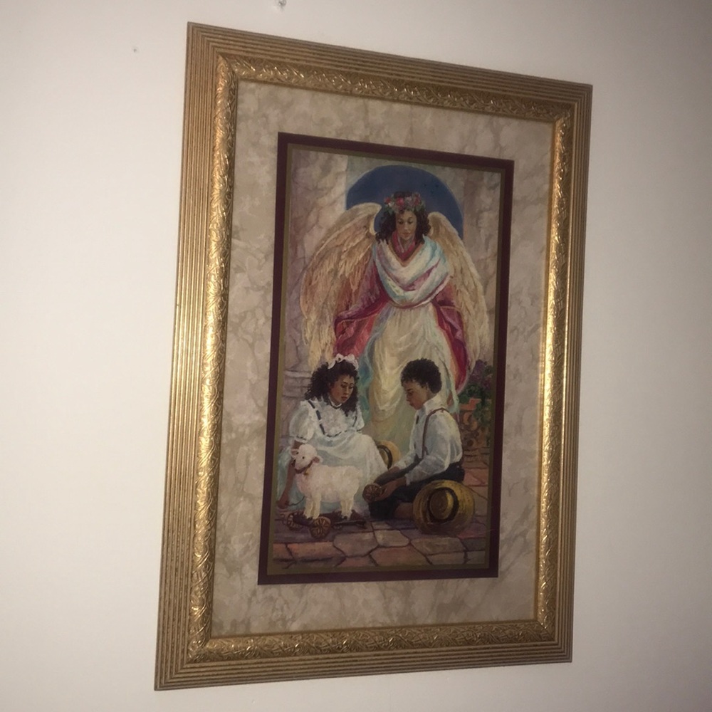 Angel with children picture